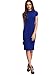 MakeMeChic Women's Classic Slim Fit Short Sleeve Midi Dress
