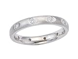 0.16 cts 3mm Comfort Fit Diamond Wedding Band - 14kt White or Yellow Gold