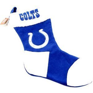 INDIANAPOLIS COLTS Christmas Stocking In Team Colors and Team Logo - 17