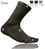 Injinji Tetrasok Nuwool Outdoor Series Crew Toesox Socks for Hiking,Trail Running,Trekking and More!