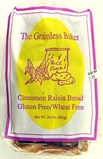 31cywynSVnL photo 31cywynSVnL The Grainless Baker Gluten Free Cinnamon Raisin Bread 4/26 oz.