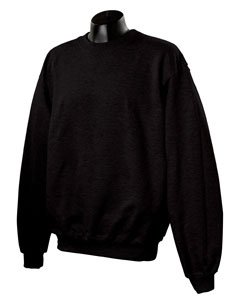 Champion Men's Max Crewneck Full Athletic Fit Sweatshirt, black, X-Large