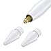 Replacement Tips Compatible with Apple Pencil 2 Gen iPad Pro Pencil,Logitech Crayon Digital Pencil - Apple Pencil iPencil Nib for iPad Apple Pencil 1 st/Pencil 2 Gen White 2 Pack