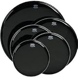 Remo Ebony Black Ambassador Resonant Bass Drumhead, 24 Inches - B0002F4MPW