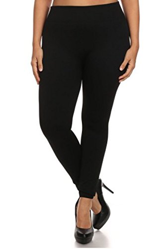 Image result for ShoSho Women's Plus Size Basic Leggings