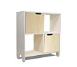 Spot On Square Hiya Bookshelf, White/Birch