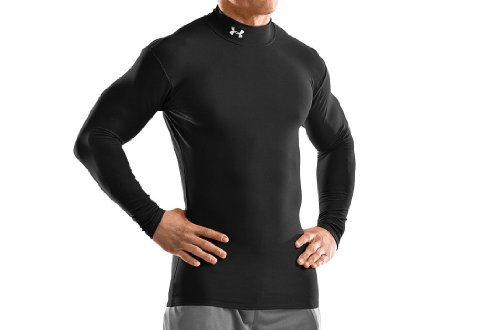 Men's ColdGear® Longsleeve Compression Mock Tops by Under Armour