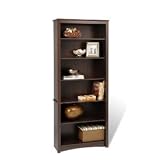Bookcase with 6 Shelves in Espresso - Prepac Furniture - EDL-3277