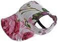 Evergreens Canvas Fabric Pet Dogs Baseball Cap (Flower Print)