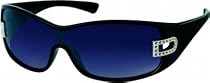 Ladies Italian Designer Sunglasses 8001 Black
