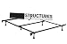 STRUCTURES by Malouf Heavy Duty 6-Leg LINENSPA Adjustable Metal Bed Frame with Double Center Support and Glides Only - UNIVERSAL (Cal King, King, Queen, Full XL, Full, Twin XL, Twin)