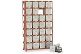 Tools & Hardware : Basket Rack Locker For 21 Baskets 40x13x70