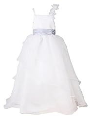 Girls A-line Lace Spaghetti Strap Chiffon Flower-Girl Dress/Pageant Dress 