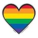 Sporting Goods : Pride Rainbow Heart