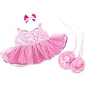 Build-A-Bear Workshop Pink Ballerina Outfit 3 pc.