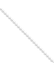 Sterling Silver 3mm Beaded Chain