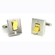 Light Switch Cufflinks - Functional Style Formal Wear - Cufflinks