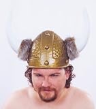 Viking HELMET, GOLD, 1 Sz
