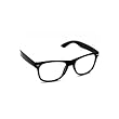 Nerd Sonnenbrille Brille Klare Gl�ser Wayfarer Style schwarz