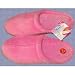 Ladies Pink Comfort Pedic Memory Foam Slippers Image