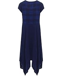 Linen Scoop Neck  Dress