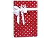 New Red & White Mini Polka Dot Gift Wrap Wrapping Paper 17 Foot Roll