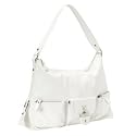 J Jeans by Jasper Conran- White 3 pocket hobo bag