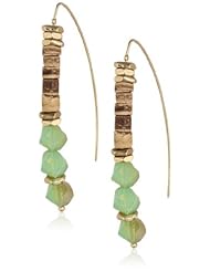 Kenneth Cole New York "Tropics" Mixed Bead Linear Drop Earrings