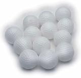 6-Pack White Solid Practice Golf Balls