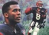 Jeff Blake, Cincinnati Bengals, 1995 Fleer Flair Preview Autographed Card