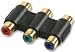 Component Rgb Red Green Blue Rca Phono Video Coupler Adapter