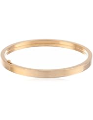 14k Gold-Filled Polished Narrow Rectangular Tubing Guard and Hinge Bracelet