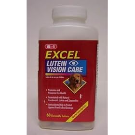 8in1 Excel Lutein Vision Care Supplement, 60-Count
