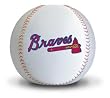 MLB Baseball 10"X10" Woochie Pillow Atlanta Braves - Team Sports Fan Shop Merchandise