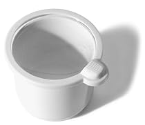 Keepeez 0.7-quart Canister Porcelain Dish With 4.5"  Sealer (Pack of 3)