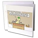 Londons Times Miscellaneous Funny Cartoons - Butter Business Bureau - Greeting Cards-12 Greeting Cards with envelopes