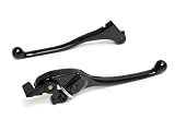 Honda CBR 600 F2 F3 F4 F4i / CBR 900RR Billet Aluminum Black Brake and Clutch OEM Stock Style Hand Grips Levers Left and Right One Pair Motorcycle 1987-1999