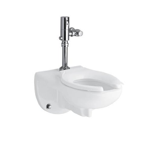 KOHLER K 4325 L 0 Kingston TM Wall Mounted 1 6 or 1 28 GPF Flushometer
