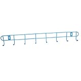 present Amico Wall Mount 8 Hook Clothes Handbag Storage Rack Room Organizer Blue