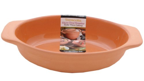 Mason Cash Terracotta Oval Dish, 11-Inch by 6-Inch