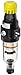 Parker 14E13B18FC One-Unit Combo Compressed Air Filter/Regulator, 1/4" NPT, Metal Bowl, Manual Drain, 5 Micron, 18 scfm, Relieving Type, 2-125 psi Pressure Range, Gauge