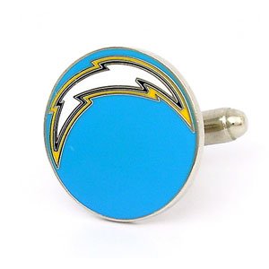 San Diego Chargers NFL Logo'd Executive Cufflinks w/Jewelry Box by Cuff Links