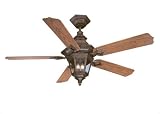Savoy House 525155040 Chatsworth Remote Control Walnut Patina Traditional Ceiling Fan 52 Blade Span