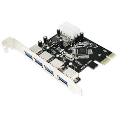 Logilink PC0057 PCI Express 3.0 Schnittstellenkarte PCIe Karte 4 x USB 3.0 High Speed USB Karte USB 3.0 PCI USB PCIe USB Karte