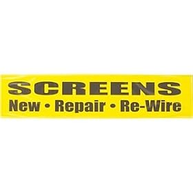 C.R. LAURENCE P8080 CRL Screen Repair Banner Advertising