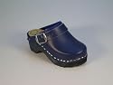 Clogs Kinderklogs Fersenriemen marineblau
