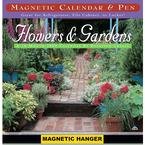 Flowers & Gardens 2009 Magnetic Mount Wall Calendar