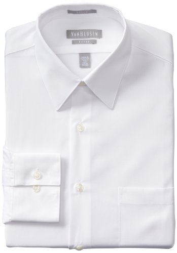 Van Heusen Mens Fitted Poplin Dress Shirt | Desertcart Aruba
