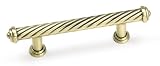 Laurey 76mm Capri Pull- satin brass