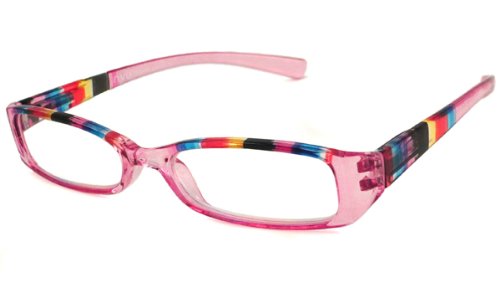 NVU Eyewear Full Readers (Women) Reading Glasses - Canarsie Pink / CANARSIE PINK +2.25